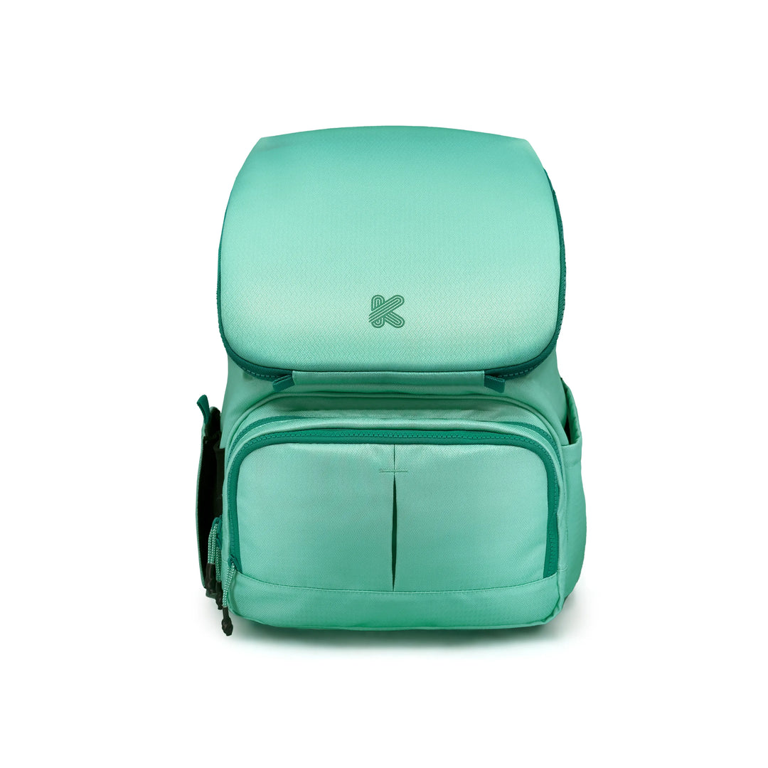 School backpack for children in mint green color