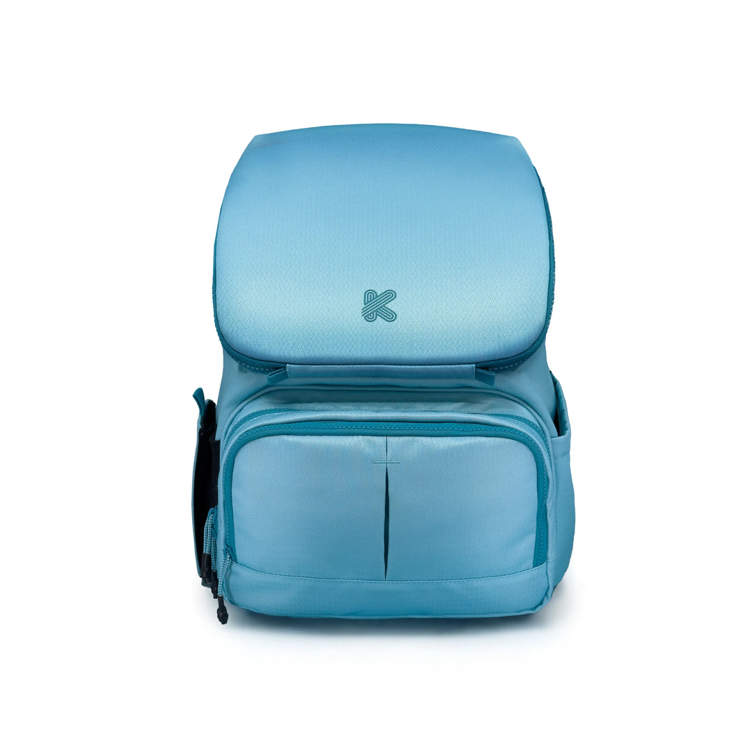 School backpack for children in sky blue color