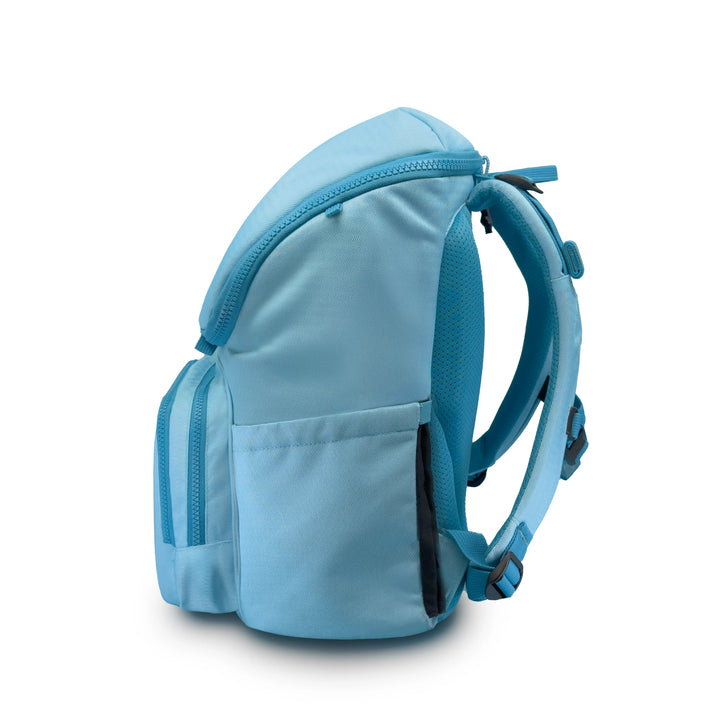 School backpack for children in sky blue color