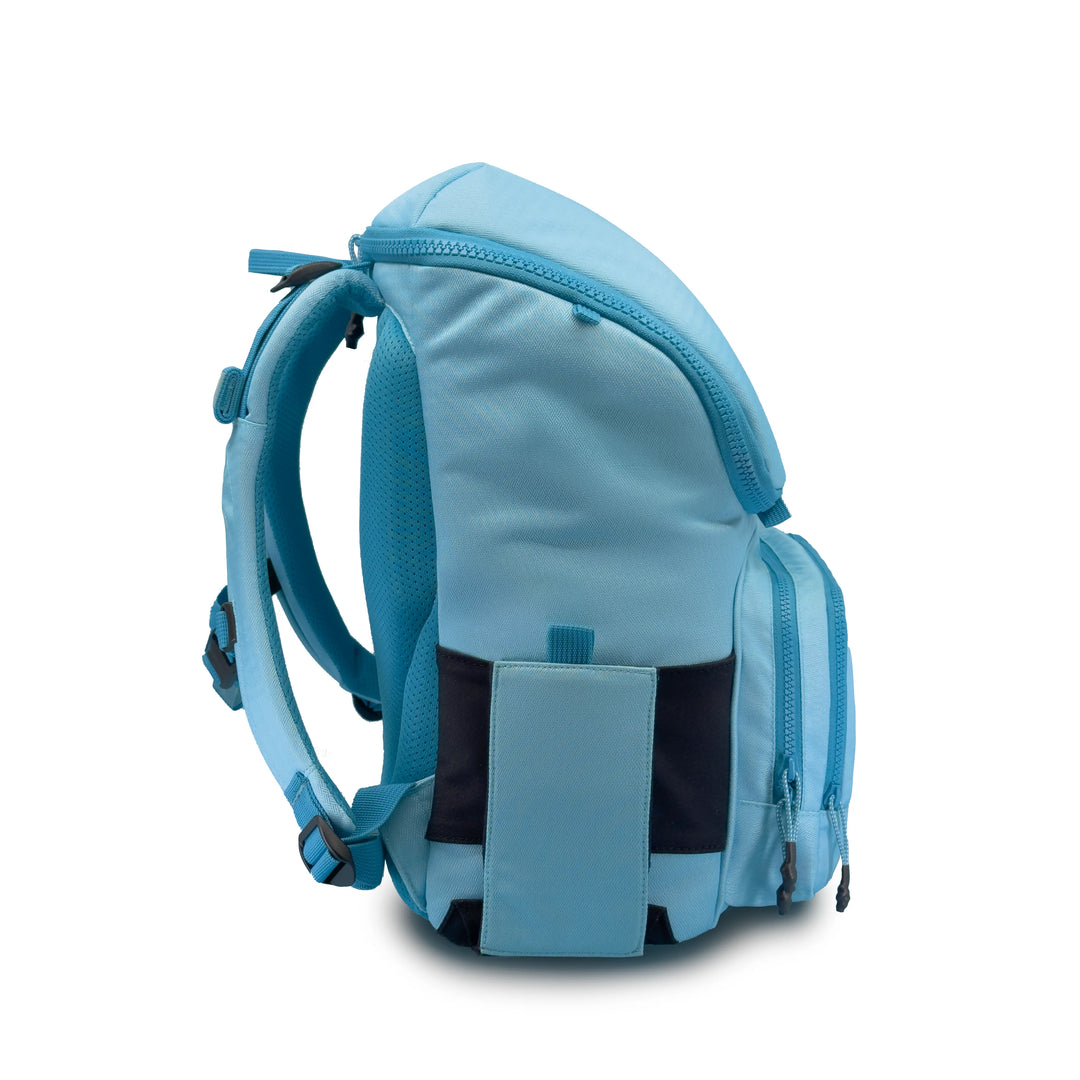 School backpack for children in sky blue color