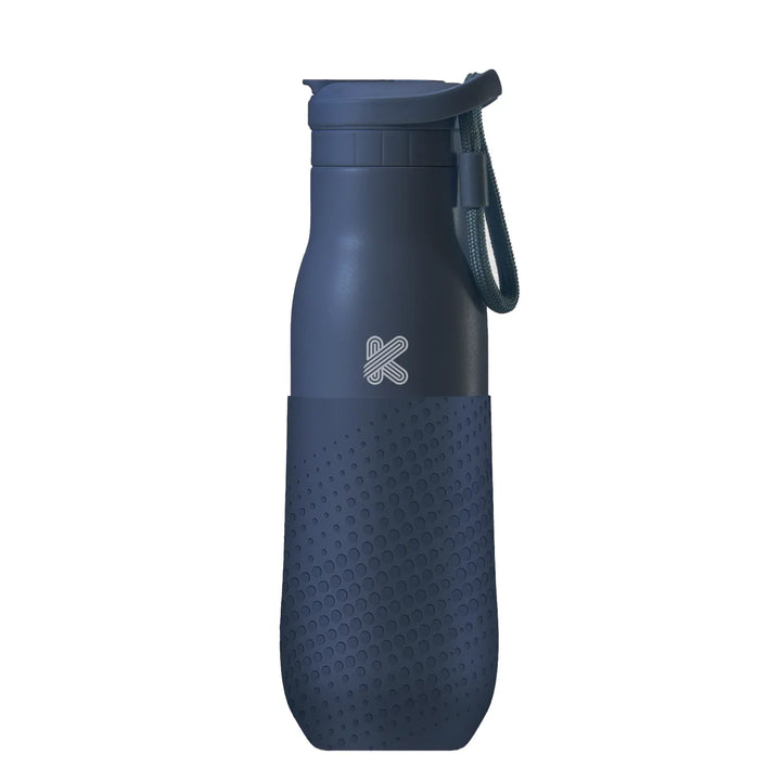 Stainless steel bottle navy blue