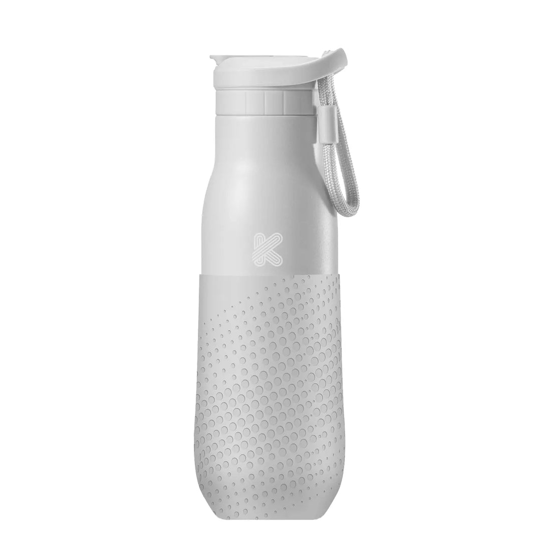 Stainless steel bottle white